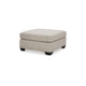 Ashley Joey Accent Ottoman | Soft Cushioned Beige Polyester | 36’’ Square BM332957