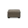 Ashley Joey Accent Ottoman | Soft Cushioned Brown Polyester | 36’’ Square