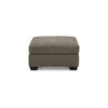 Ashley Joey Accent Ottoman | Soft Cushioned Brown Polyester | 36’’ Square