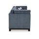 Ashley Maxo Sofa | 100’’ Tufted Rich Blue Polyester | 5 Accent Throw Pillows BM332963