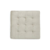 Ashley Maxo Accent Ottoman | 36’’ Square Plush Tufted Seat | Ivory Polyester BM332964
