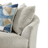 Ashley Maxo Accent Chair | 56’’ | 360 Swivel | 3 Accent Throw Pillows | Ivory BM332965