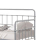 Tes Daybed with Pull Out Trundle | Classic Silver Metal Open Frame