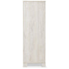 Ashley Paxy Tall Dresser Chest | 5 Drawers | Carved Sliding Door | Whitewash BM333007