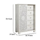 Ashley Paxy Tall Dresser Chest | 5 Drawers | Carved Sliding Door | Whitewash BM333007