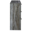 Ashley Bays 62’’ Dresser | 6 Drawers | Modern Farmhouse Laminate Smoky Gray BM333018