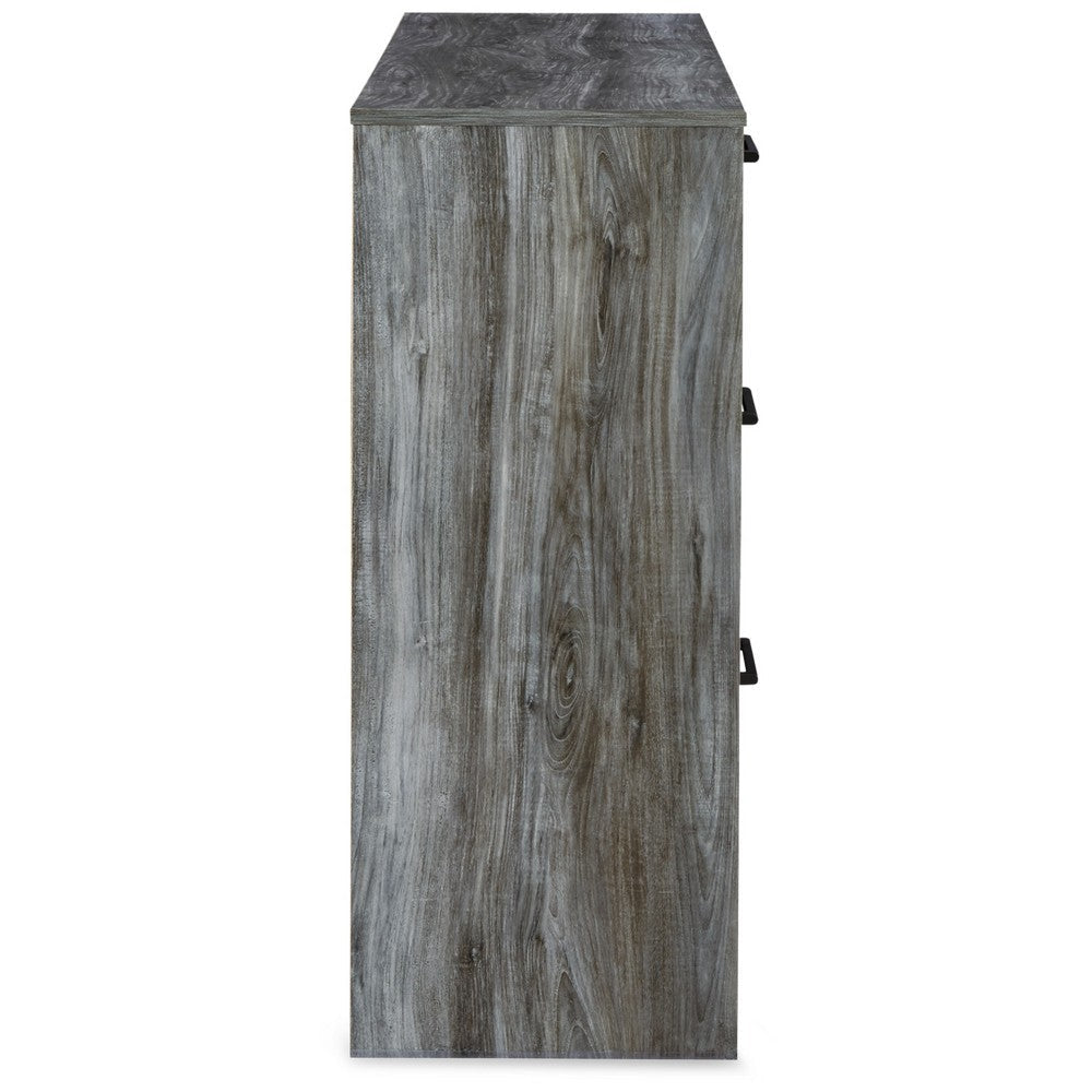 Ashley Bays 62’’ Dresser | 6 Drawers | Modern Farmhouse Laminate Smoky Gray BM333018