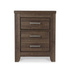 Ashley Rye Nightstand with 2 Drawers | Modern Classic Laminate Dark Brown BM333028