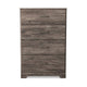 Ashley Isnk Tall Dresser Chest | 4 Drawers | Modern Farmhouse Gray Oak Finish BM333032