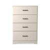 Ashley Tely Tall Dresser Chest | 4 Drawers | Modern Farmhouse Laminate White BM333033