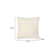 Cusp Square Accent Throw Pillow | 22’’ Curly Texture Ivory Shearling
