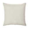 Cusp Square Accent Throw Pillow | 26’’ Curly Texture Ivory Shearling