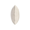 Cusp Square Accent Throw Pillow | 26’’ Curly Texture Ivory Shearling