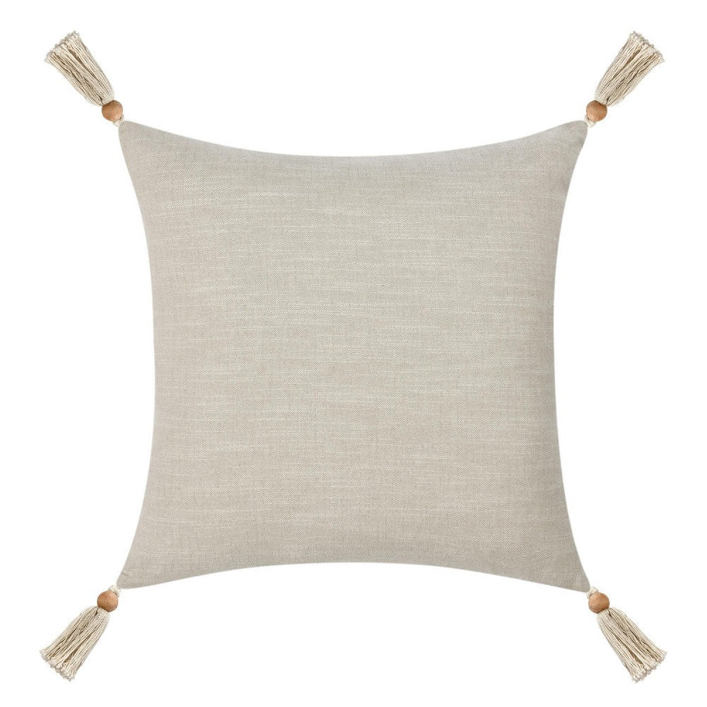 Kart Square Accent Throw Pillow | 22’’ | Brown White Cowhide Design BM333047