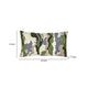 Kart Lumbar Accent Throw Pillow | 14x26 | Green White Camouflage BM333048