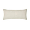 Lumbar Accent Throw Pillow | 16x36 Hand Tufted Organic Design | Ivory BM333051