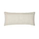 Lumbar Accent Throw Pillow | 16x36 Hand Tufted Organic Design | Ivory BM333051
