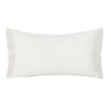 Lumbar Accent Throw Pillow | 14x26 | Hand Dip Dyed Half Circle | Ivory BM333052
