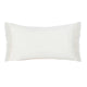 Lumbar Accent Throw Pillow | 14x26 | Hand Dip Dyed Half Circle | Ivory BM333052