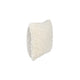 Cusp Lumbar Accent Throw Pillow 12x16 Curly Texture Ivory Shearling BM333059