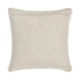 Square Accent Throw Pillow 22’’ Hand Tufted Organic Design Ivory BM333060