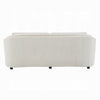 Riku Sofa | 2 Lumbar Pillows | 84’’ | Beige Linen | Modern Shape BM333063