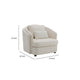 Riku Accent Armchair | 2 Lumbar Pillows | Soft Beige Linen Seating