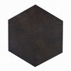 Hano Coffee Table | Black Rubberwood | 50’’ | Modern Geometric Body BM333066
