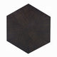Hano Coffee Table | Black Rubberwood | 50’’ | Modern Geometric Body BM333066