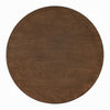 Koko Dining Table | 48" Round Top | Dark Walnut Brown Rubberwood