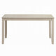 Feri Dining Table | 59" | Rectangular Top | Antique Bone White Finish