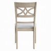 Feri Side Dining Chair Set of 2 | Designer Bone White | Beige Linen BM333082