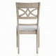 Feri Side Dining Chair Set of 2 | Designer Bone White | Beige Linen BM333082
