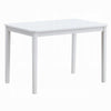 Ideli 5 Piece Dining Table Set with 4 Chairs | Brown Linen White Wood BM333084