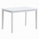 Ideli 5 Piece Dining Table Set with 4 Chairs | Brown Linen White Wood BM333084