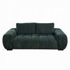 Errand Sofa | Dark Green Chenille | Foam Cushions | Pine Wood | 84’’ BM333088