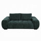 Errand Sofa | Dark Green Chenille | Foam Cushions | Pine Wood | 84’’ BM333088