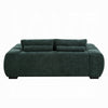 Errand Sofa | Dark Green Chenille | Foam Cushions | Pine Wood | 84’’ BM333088