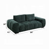 Errand Sofa | Dark Green Chenille | Foam Cushions | Pine Wood | 84’’ BM333088