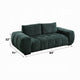 Errand Sofa | Dark Green Chenille | Foam Cushions | Pine Wood | 84’’ BM333088