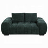 Errand Loveseat | Dark Green Chenille | Foam Cushions | Pine Wood 74’’ BM333089