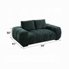 Errand Loveseat | Dark Green Chenille | Foam Cushions | Pine Wood 74’’ BM333089