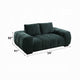 Errand Loveseat | Dark Green Chenille | Foam Cushions | Pine Wood 74’’ BM333089