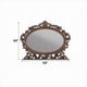 Vany Dresser Mirror | Intricate Brushed Champagne | Cherry Wood 43x53 BM333092