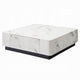 Ritzy Coffee Table | Modern Plinth | White Faux Marble | 47" Square