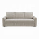 Eira Sofa with Fold Out Sleeper Full Size Bed | Beige Linen | 89’’ BM333106