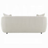 Tiena Sofa | 3 Accent Throw Pillows | Modern Warm Beige Linen | 84’’