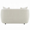 Tiena Loveseat | 2 Accent Throw Pillows | Modern Beige Linen | 67’’ BM333108