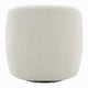 Tiena Swivel Accent Chair | Modern Rounded Back | Warm Beige Linen BM333109