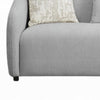 Tiena Sofa | 3 Accent Throw Pillows | Modern Light Gray Linen | 84’’ BM333110
